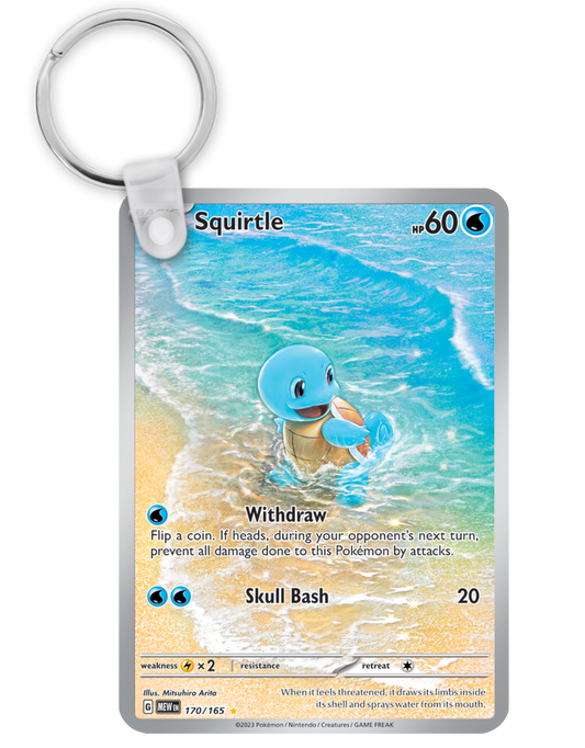 Super Rare Trading Card Keychain