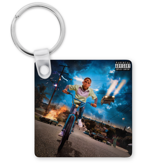 YHLQMDLG- Bad Bunny Album Keychain