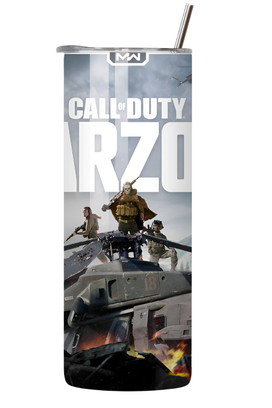 COD Warzone Gaming 20oz Stainless Steel Tumbler