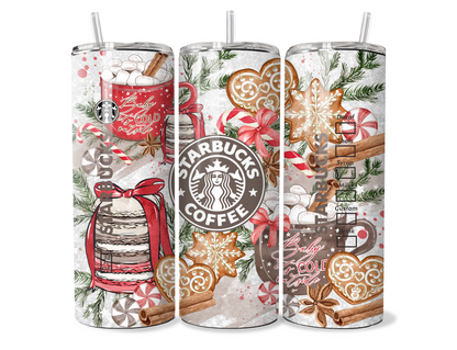 Christmas Cookies & Coffee 20oz Stainless Steel Tumbler (Copy)