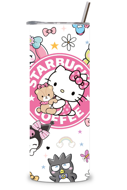 Kitty White  20oz Stainless Steel Tumbler