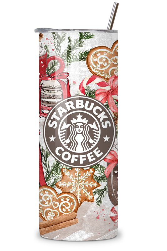 Christmas Cookies & Coffee 20oz Stainless Steel Tumbler (Copy)